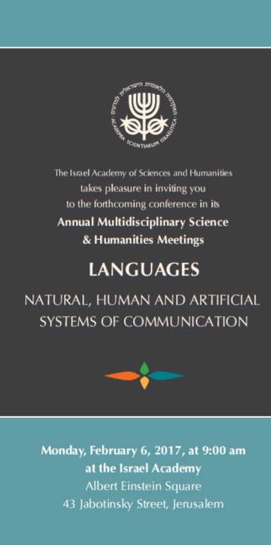 Languages: Natural, Human and Artificial Systems of Communication