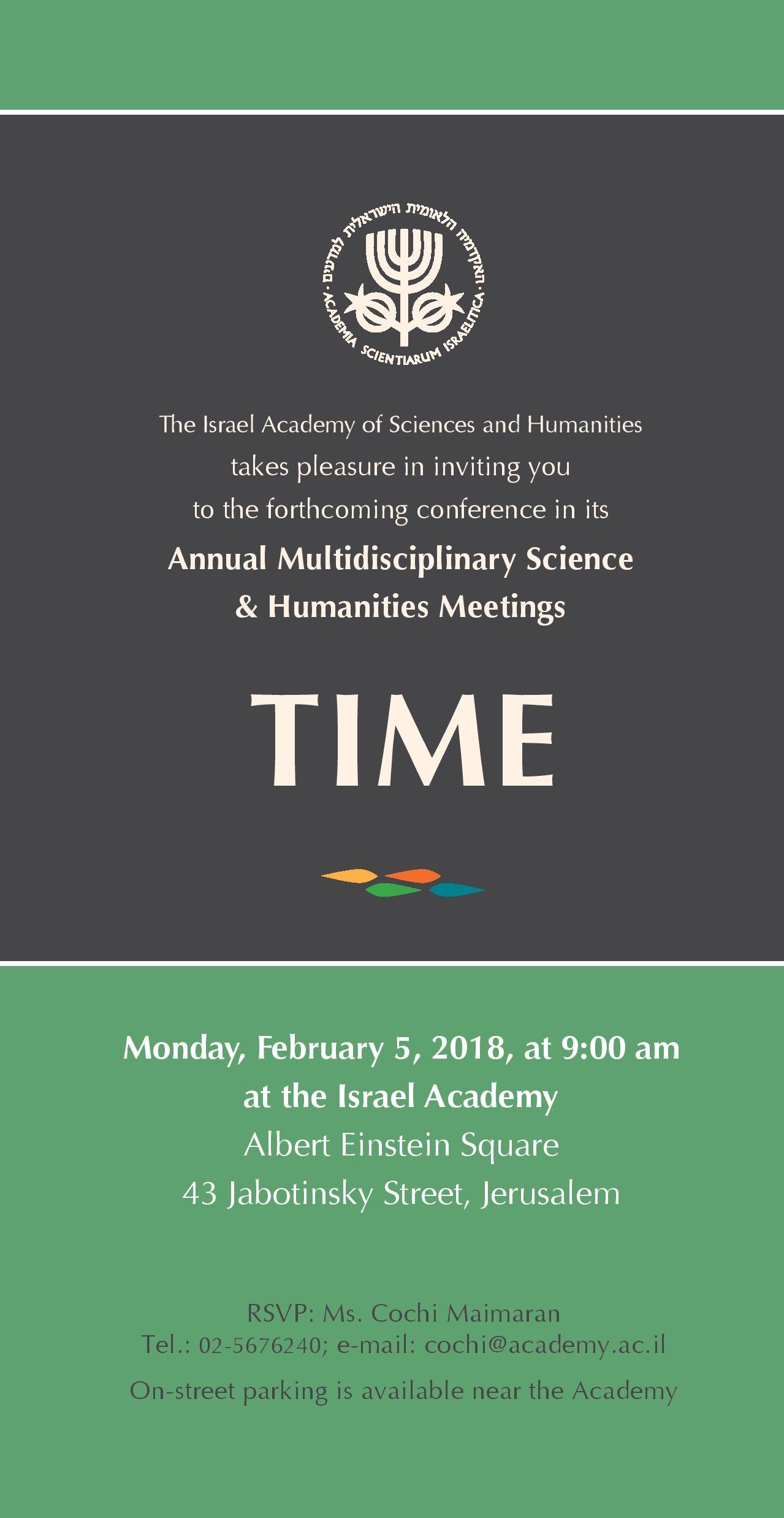 Annual Multidisciplinary Science & Humanities Meetings: TIME