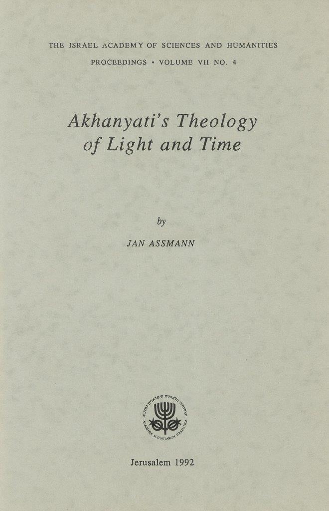 Akhanyati’s Theology of Light and Time