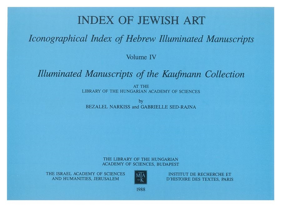 Index of Jewish Art: Iconographical Index of Hebrew Illuminated Manuscripts